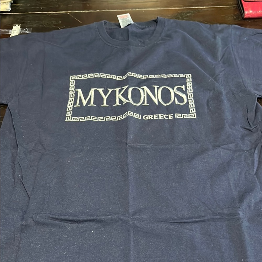Fruit of the Loom Navy Blue Mykonos Tee